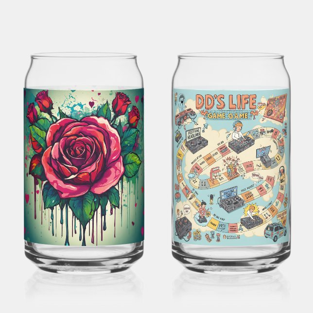 Focus on the feeling  can glass (Front)