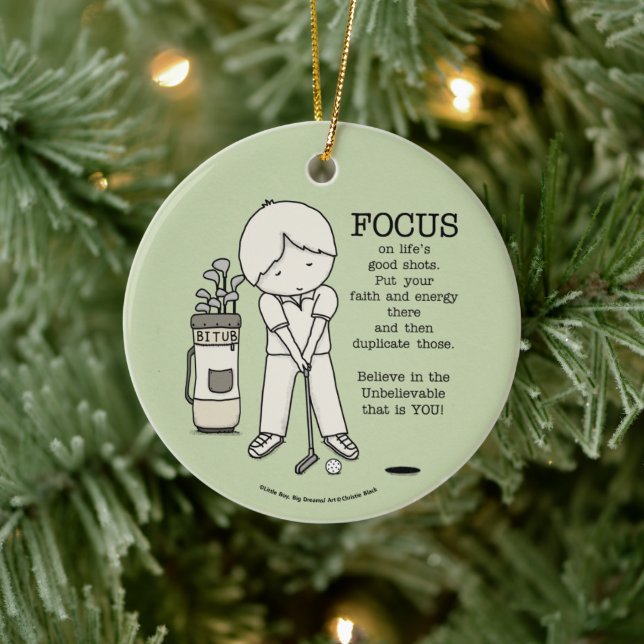 Focus on the Good Ceramic Tree Decoration (Tree)