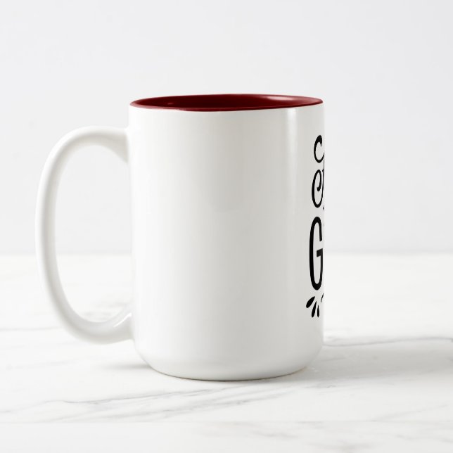 Focus on the Good Motivational Coffee Mug (Left)