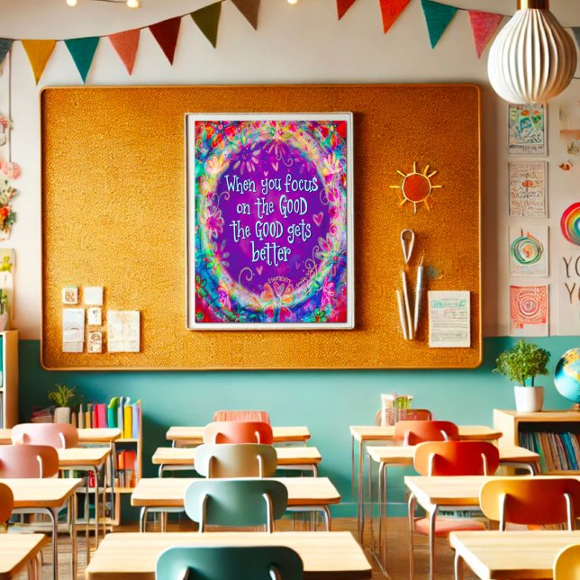 Focus on the Good’ Motivational Inspirivity Poster (Creator Uploaded)