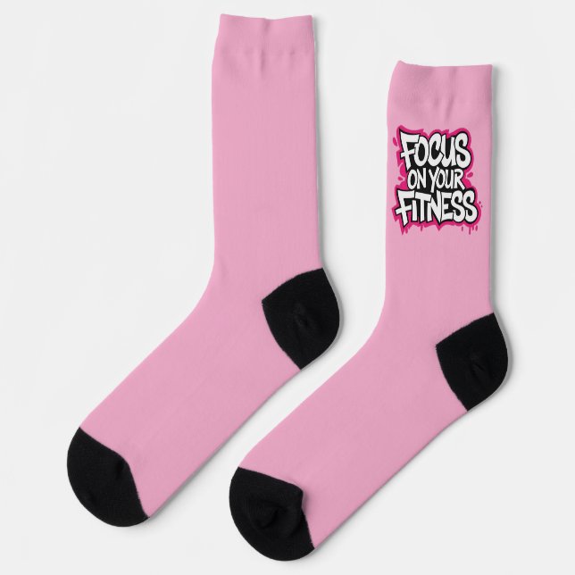 Focus on Your Fitness Exercise Socks (Left)