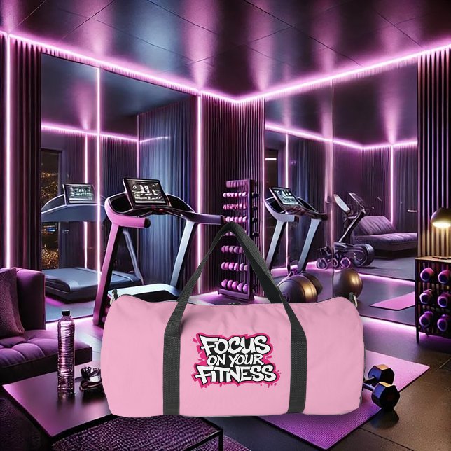 Focus on Your Fitness Gym Gear Duffle Bag (Creator Uploaded)