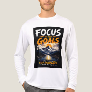 Focus On Your Goals Motivational Tri-Blend Shirt
