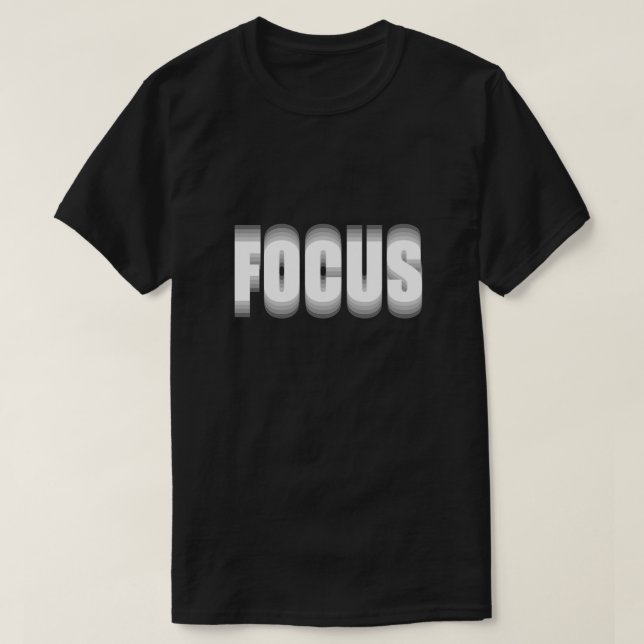 Focus Optical Illusion Focus Trippy Illusion T-Shirt (Design Front)