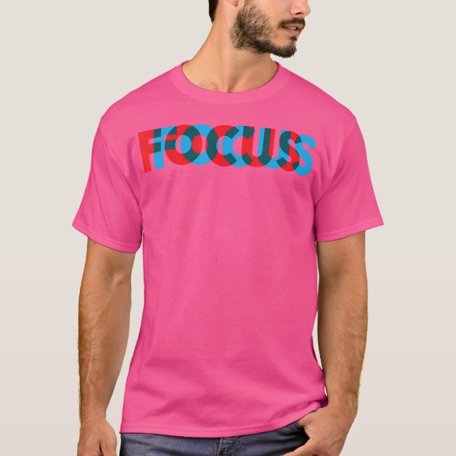 Focus Optical Illusion T-Shirt (Front)