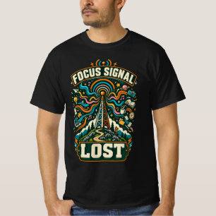 Focus Signal Lost Retro Radio Tee
