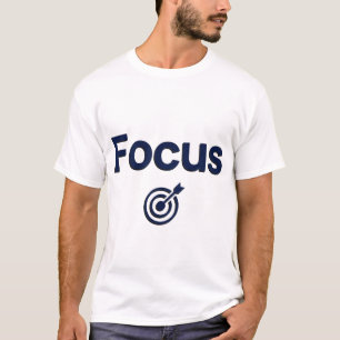 Focus – Target Goal Typography Design T-Shirt