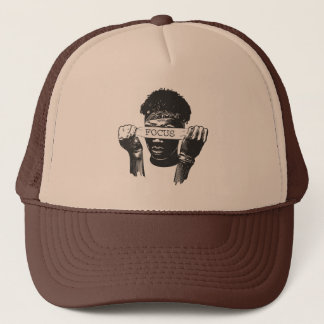 FOCUS" Urban Streetwear Graphic T-Shirt Trucker Hat