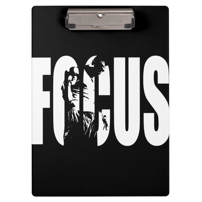 FOCUS - Workout Motivational Clipboard (Front)