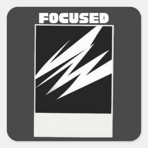Focuse In Sticker – Minimalist Motivational Street