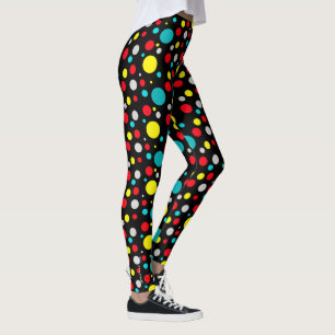 Focused Colourful Balls  Abstract Leggings