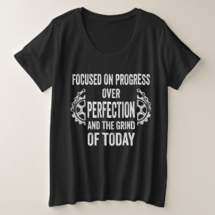 Focused on Progress Fitness Motivation Gym Tee