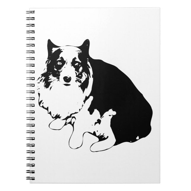 Focused Pages, Corgi Calm Notebook (Front)