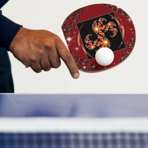Focused Precision Ping Pong Paddle: Celestial Gala Paddle
