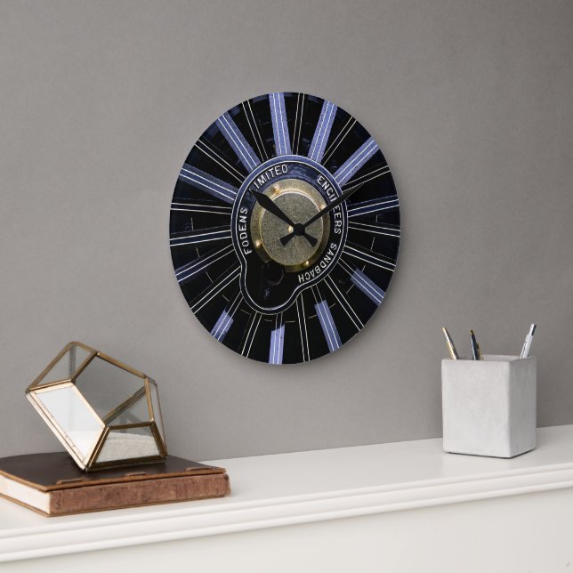 Foden Traction Engine Wheel Large Clock (Office)