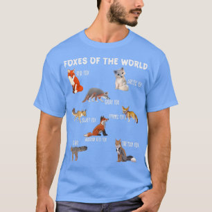 Foes Of The World Funny Fo Animals Educational 176 T-Shirt