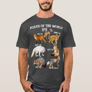 Foes Of The World Funny Fo Races Educational Wild T-Shirt