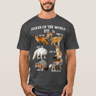 Foes Of The World Funny Fo Races Educational Wild  T-Shirt