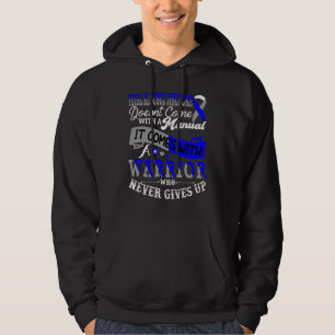 Foetal Alcohol Syndrome Warrior Awareness Support Hoodie