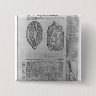 Foetus, illustration from 'Oeuvres' 15 Cm Square Badge