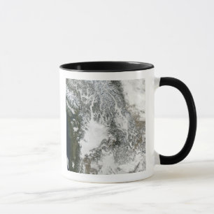 Fog and snow in the Pacific Northwest (true col Mug