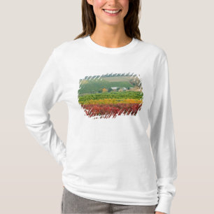 Fog creeps over Gehring Brothers Winery nestled T-Shirt
