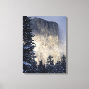 Fog Enveloping Mountain 2 Canvas Print