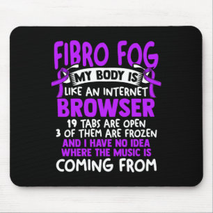 Fog - Fibro Survivor Fun Fibromyalgia Awareness Mouse Pad