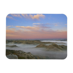 Fog from the Little Missouri River hangs in the Magnet