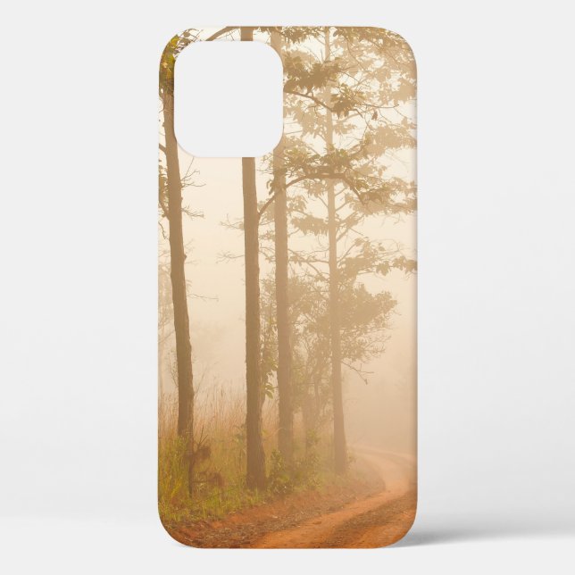 Fog in pine forestforest,beautiful,black,dark,dawn Case-Mate iPhone case (Back)