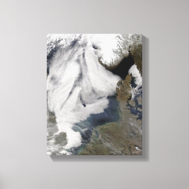 Fog in the North Sea 2 Canvas Print (Front)