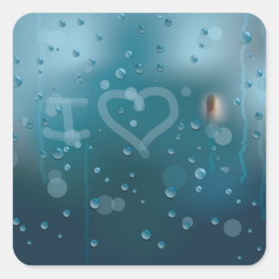 Fog of Love Square Sticker