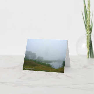 Fog on Georgica notecard
