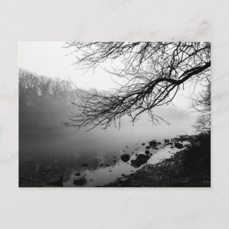 Fog Over the Scioto River, Dublin, Ohio Postcard
