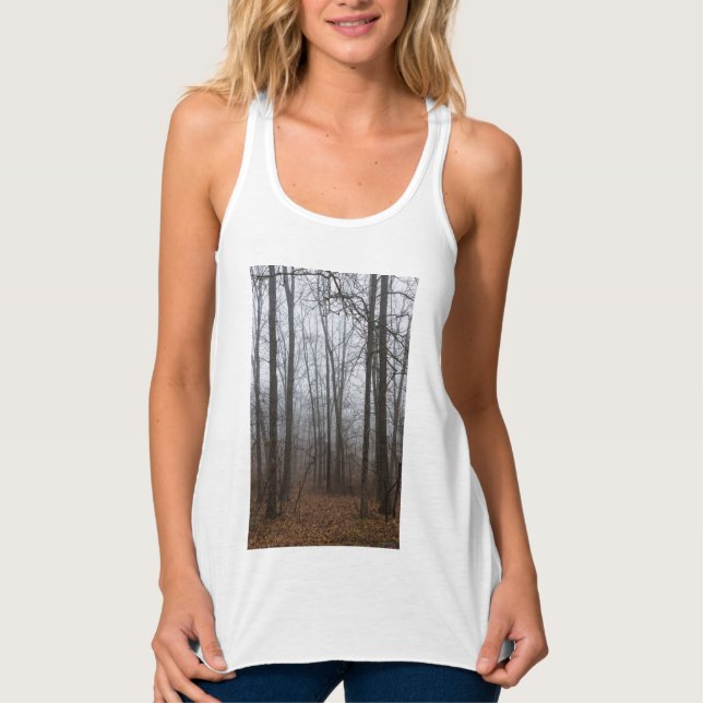 Fog Through The Woods Tank Top (Front)