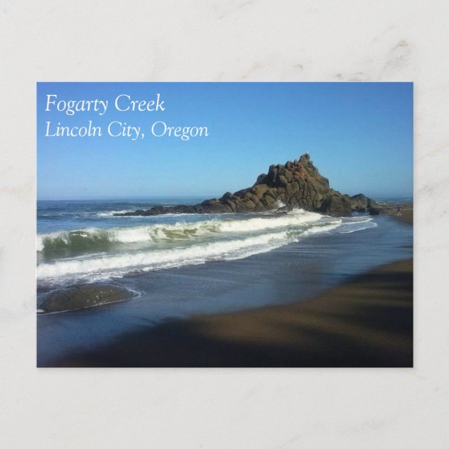 Fogarty Creek, Oregon Postcard (Front)