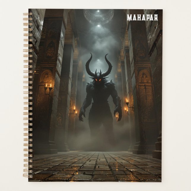 **"Fogbound Temple Beast"** Planner (Front)