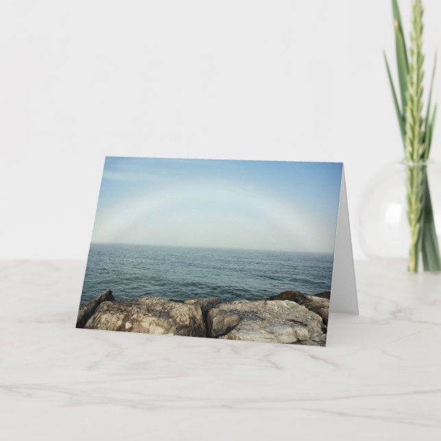 Fogbow 7 x 5 Folded Greeting Card - blank (Front)
