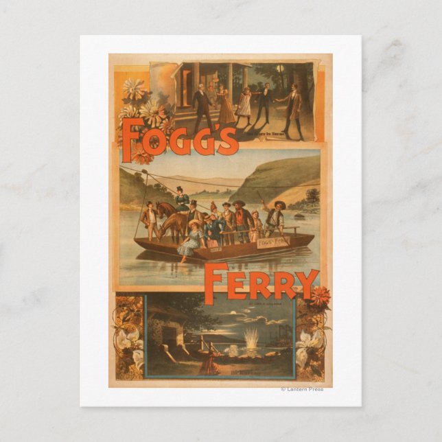 Fogg's Ferry by Chas. E. Callahan Theatre Postcard (Front)
