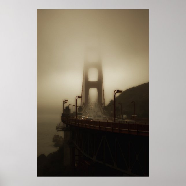 Foggy Across the Bay Poster (Front)