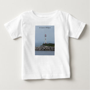 Foggy at Wawatam Baby T-Shirt