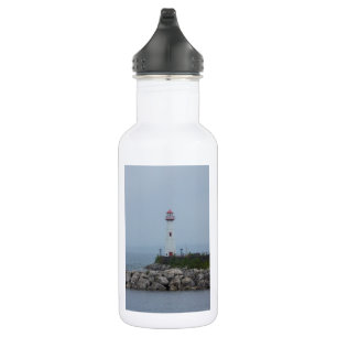 Foggy at Wawatam Stainless Steel Water Bottle
