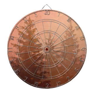 Foggy Cedar Trees in Warm Colours Dartboard