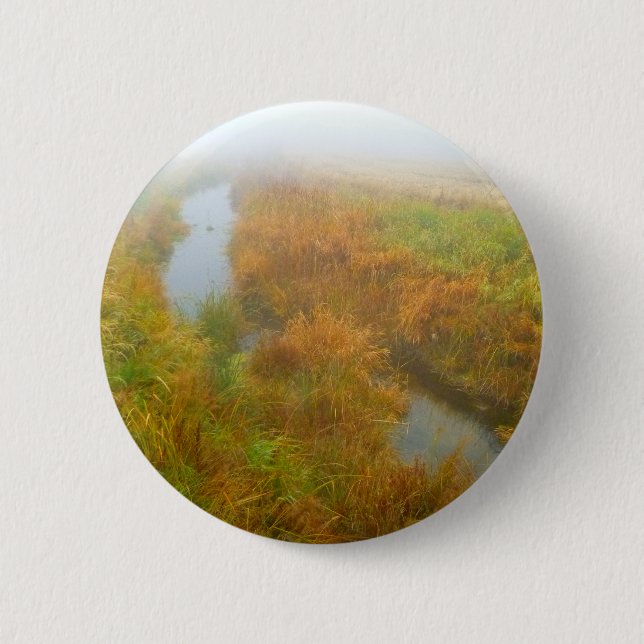 Foggy creek 6 cm round badge (Front)