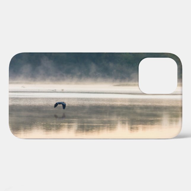 Foggy Morning Flight iPhone Case (Back (Horizontal))