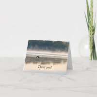 Foggy Morning Flight Thank You Card