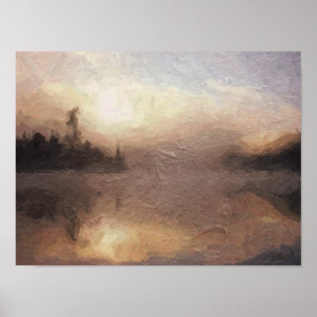 Foggy Morning Poster (Front)