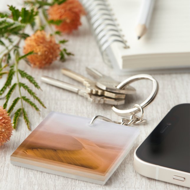 Foggy Namib Desert Key Ring (Front Right)