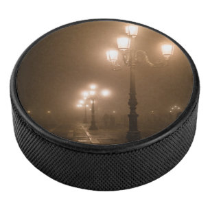 Foggy Piazza San Marco, Venice Hockey Puck