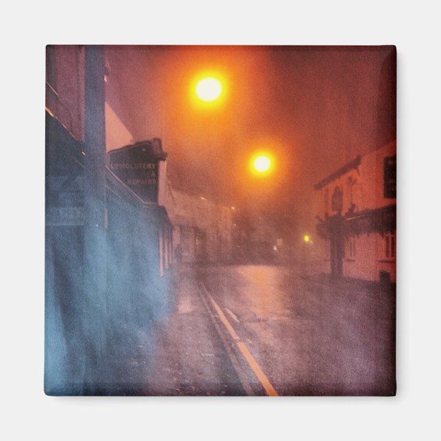 Foggy Prestwich Morning Magnet (Front)